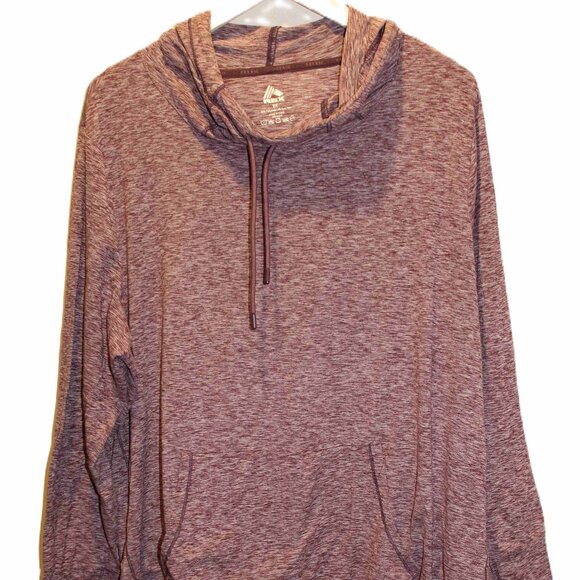 RBX Yoga Long Sleeve Running Athletic Workout Jersey Pullover Hoodie - Sz 2X - Picture 1 of 4